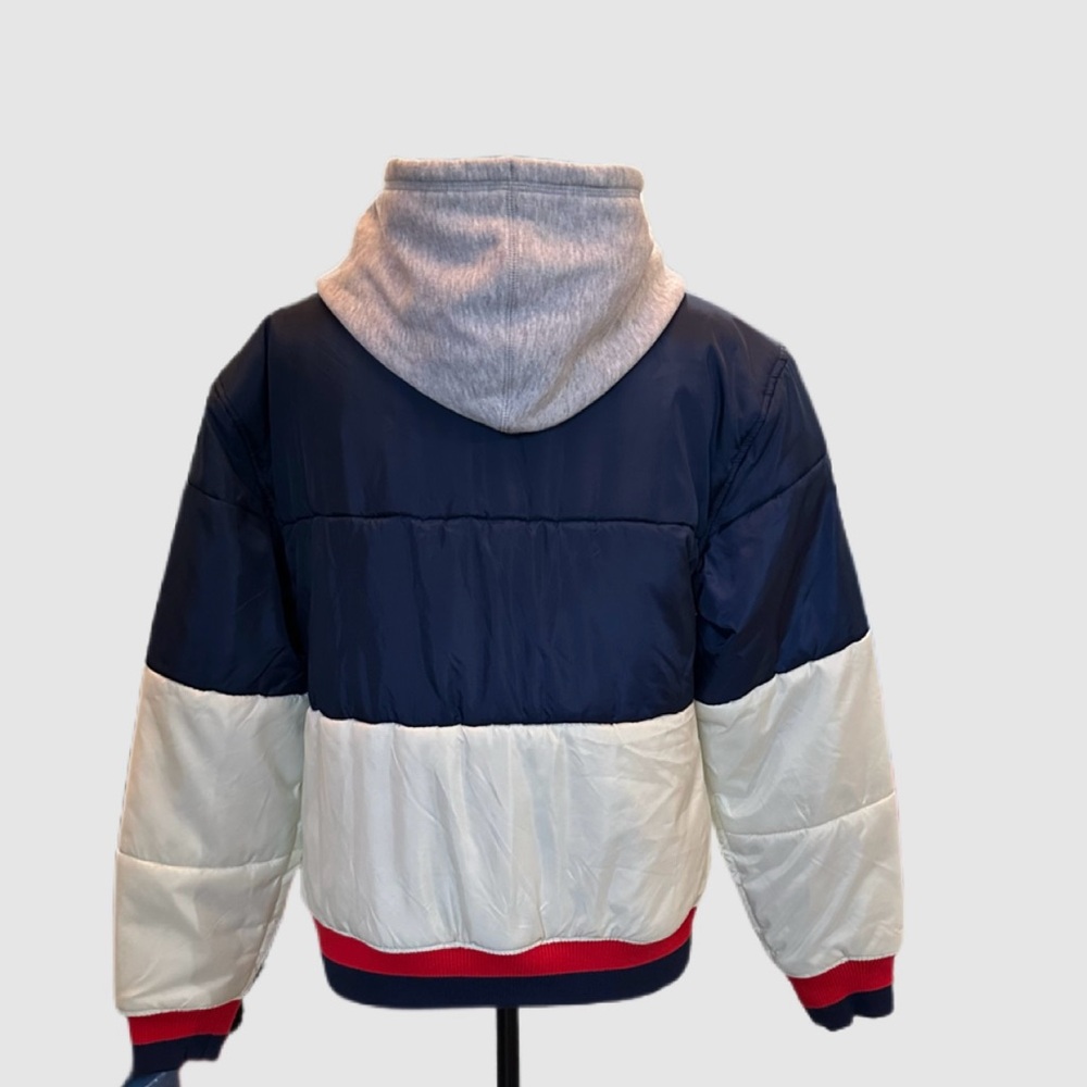 Champion Women's Stadium Hooded Puffer Jacket/Colorblock/Size: Small - Picture 2 of 11